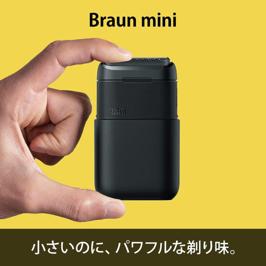 Braun Mini M-1013 Mobile Shaver, Black